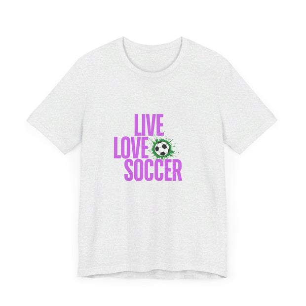 Soccer-2 Unisex Jersey Short Sleeve Tee