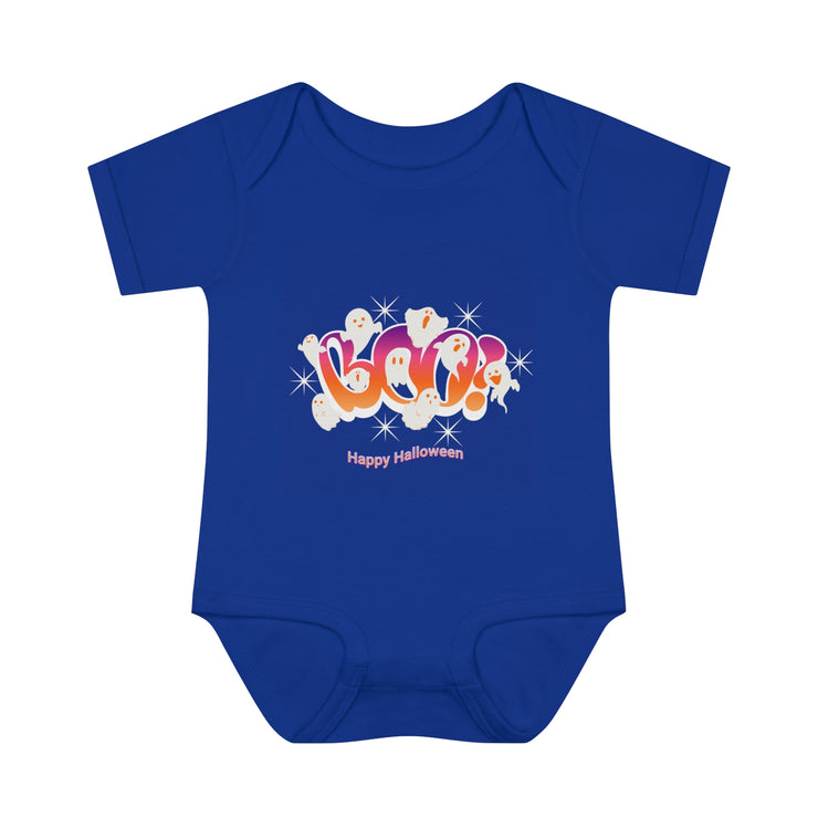 BOO-2 Infant Baby Rib Bodysuit