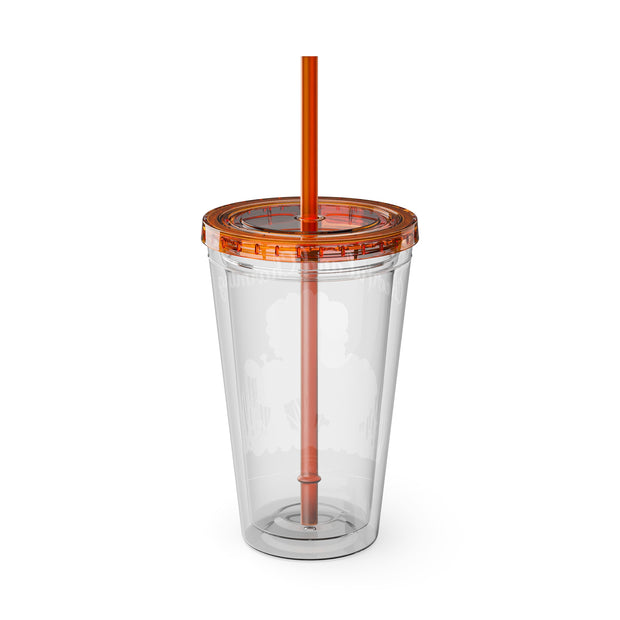 Lion Sunsplash Tumbler with Straw, 16oz