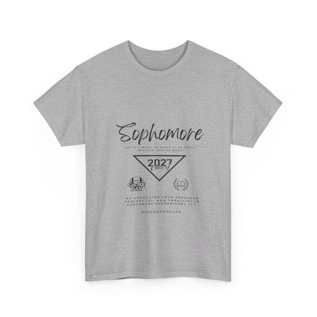 Sophomore Unisex Heavy Cotton Tee