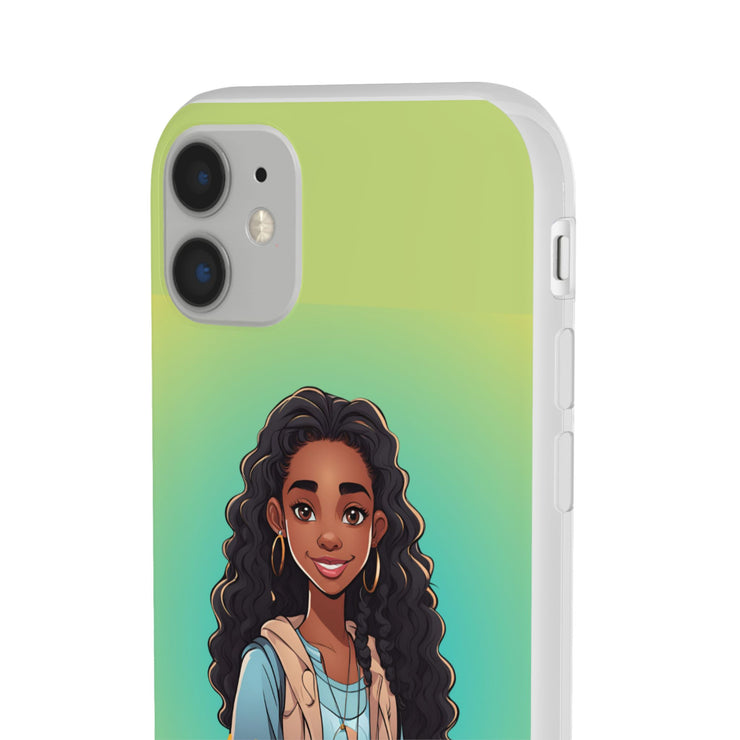 Brown Skin Girl Flexi Cases