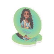 Brown Skin Soapstone Car Coaster