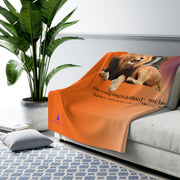 Young King Sherpa Fleece Blanket