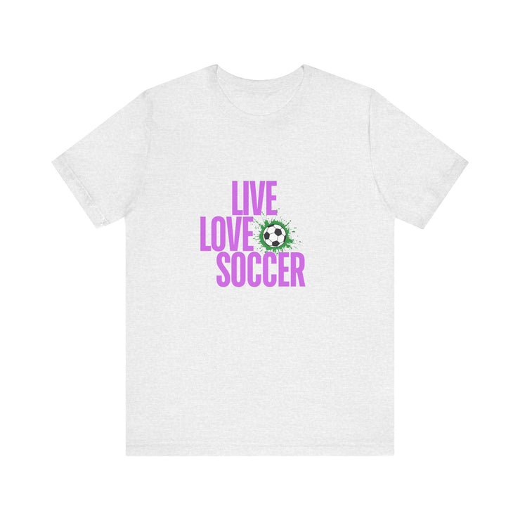 Soccer-2 Unisex Jersey Short Sleeve Tee