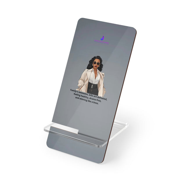 Business Woman Mobile Display Stand for Smartphones