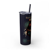 Clowning Around Skinny Tumbler with Straw, 20oz