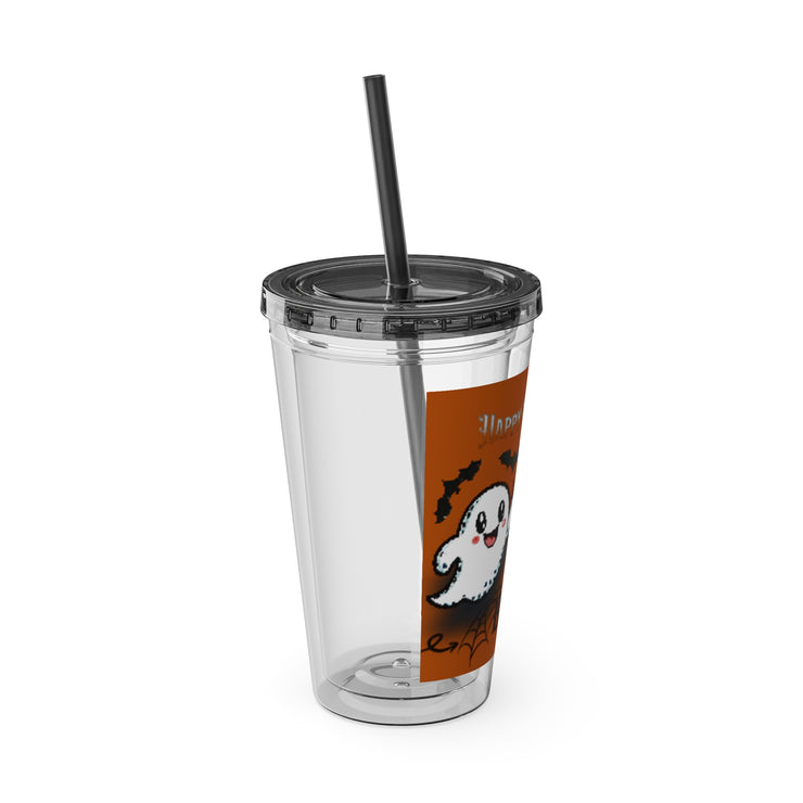 BOO Sunsplash Tumbler with Straw, 16oz