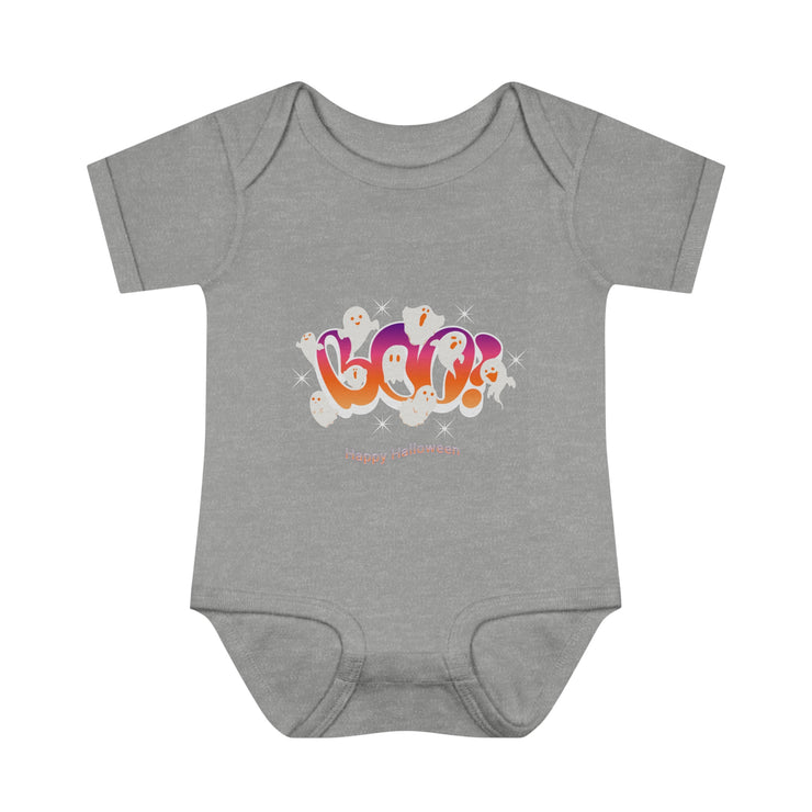 BOO-2 Infant Baby Rib Bodysuit