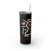 Generation X Skinny Tumbler with Straw, 20oz