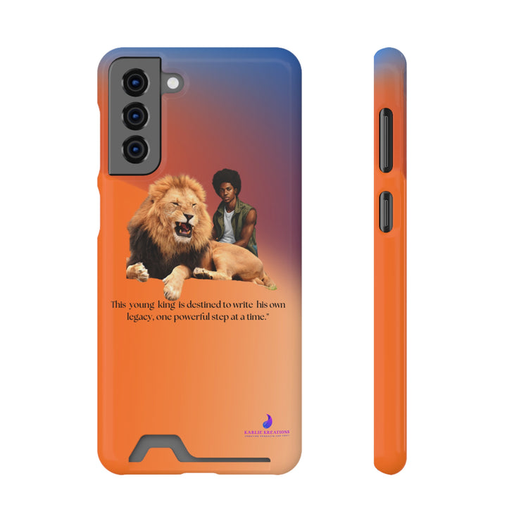 Young King Phone Case With Card Holder