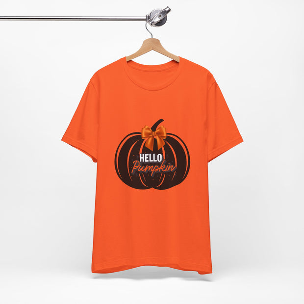 Hello Pumpkin Unisex Jersey Short Sleeve Tee