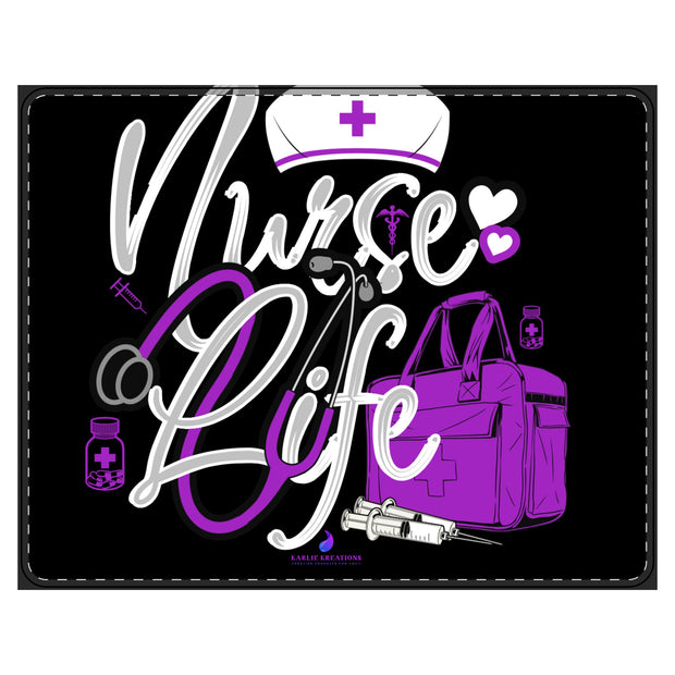 Nurse Life PU Leather Mouse Mat