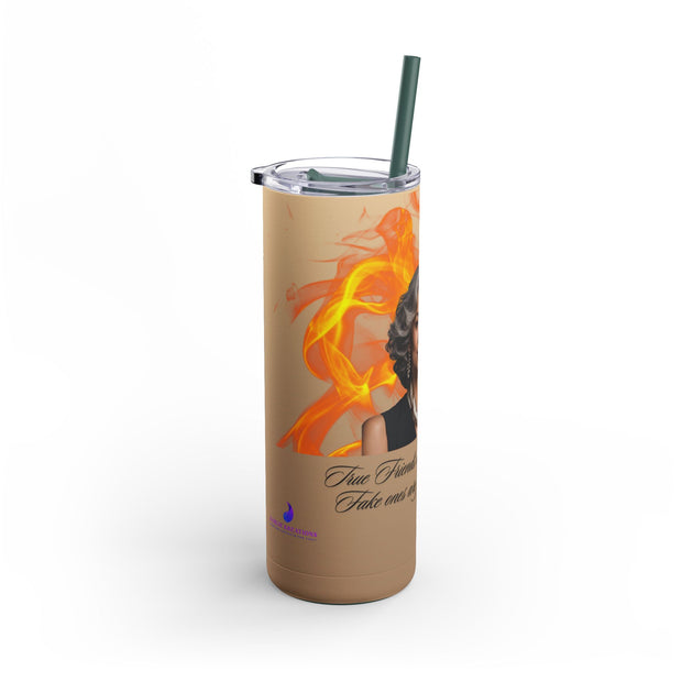 Fiery Woman Maker Skinny Matte Tumbler, 20oz