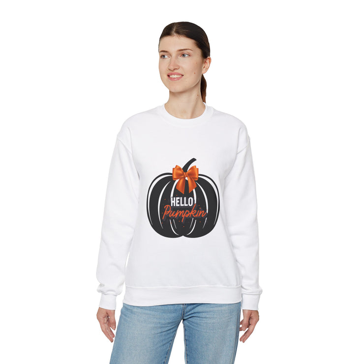 Hello Pumpkin Unisex Heavy Blend™ Crewneck Sweatshirt