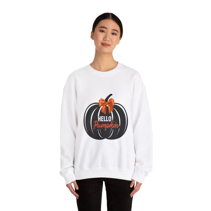 Hello Pumpkin Unisex Heavy Blend™ Crewneck Sweatshirt