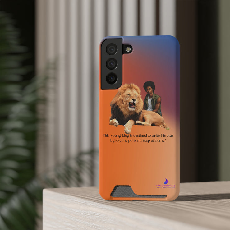 Young King Phone Case With Card Holder