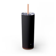 Millennials Skinny Tumbler with Straw, 20oz