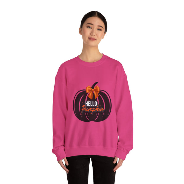 Hello Pumpkin Unisex Heavy Blend™ Crewneck Sweatshirt