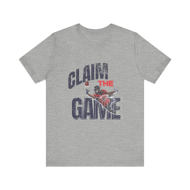 Claim the game Unisex Jersey Short Sleeve Tee