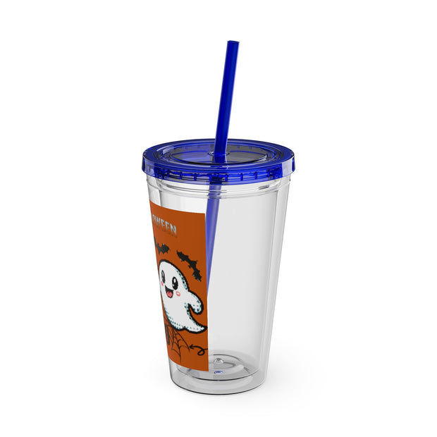 BOO Sunsplash Tumbler with Straw, 16oz