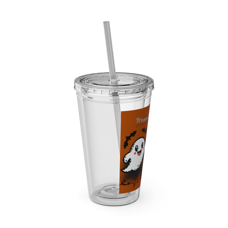 BOO Sunsplash Tumbler with Straw, 16oz