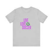 Soccer-2 Unisex Jersey Short Sleeve Tee