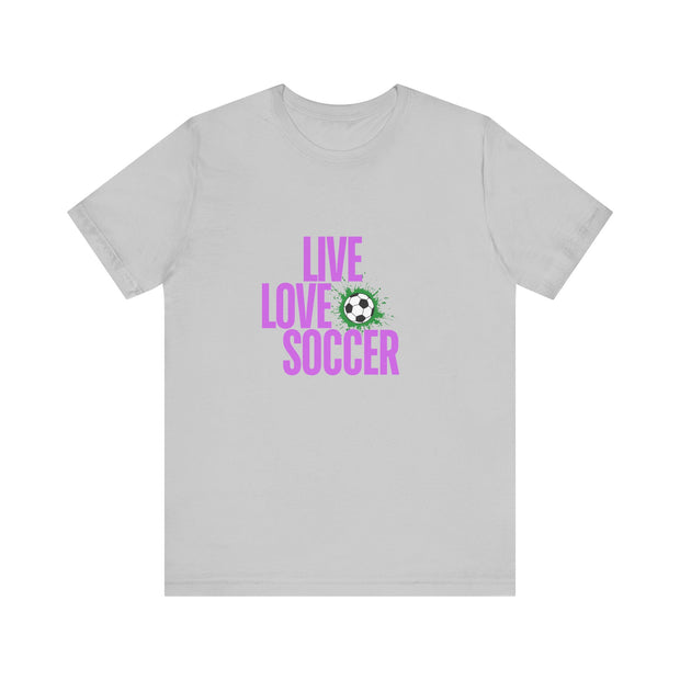 Soccer-2 Unisex Jersey Short Sleeve Tee