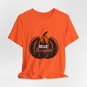 Hello Pumpkin Unisex Jersey Short Sleeve Tee