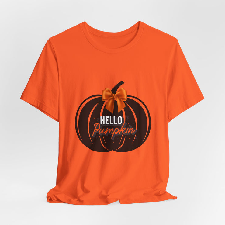 Hello Pumpkin Unisex Jersey Short Sleeve Tee