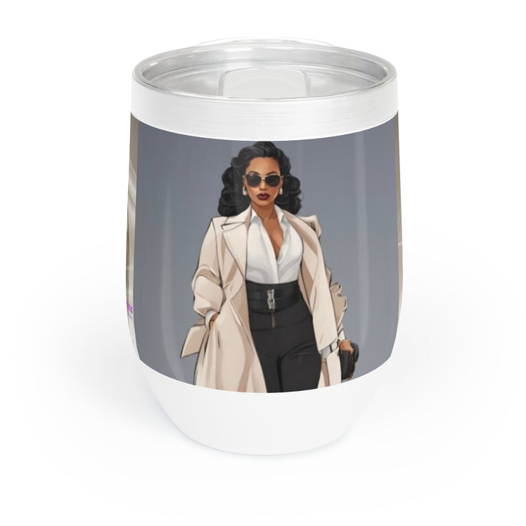 Business Woman Chill Wine Tumbler