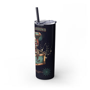 Clowning Around Skinny Tumbler with Straw, 20oz