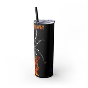 Spider Skinny Tumbler with Straw, 20oz