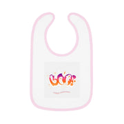 Boo-2 Baby Contrast Trim Jersey Bib