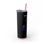 Millennials Skinny Tumbler with Straw, 20oz