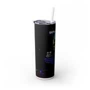 Millennials Skinny Tumbler with Straw, 20oz