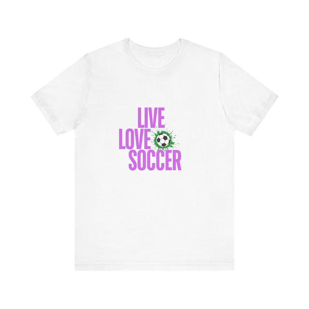 Soccer-2 Unisex Jersey Short Sleeve Tee