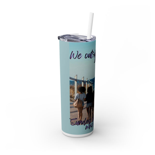 Summer 2024 Skinny Tumbler with Straw, 20oz