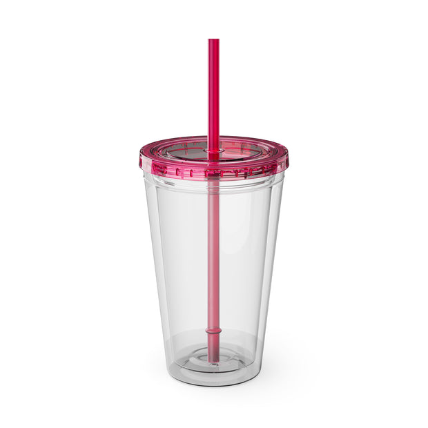 BOO Sunsplash Tumbler with Straw, 16oz