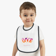 Boo-2 Baby Contrast Trim Jersey Bib