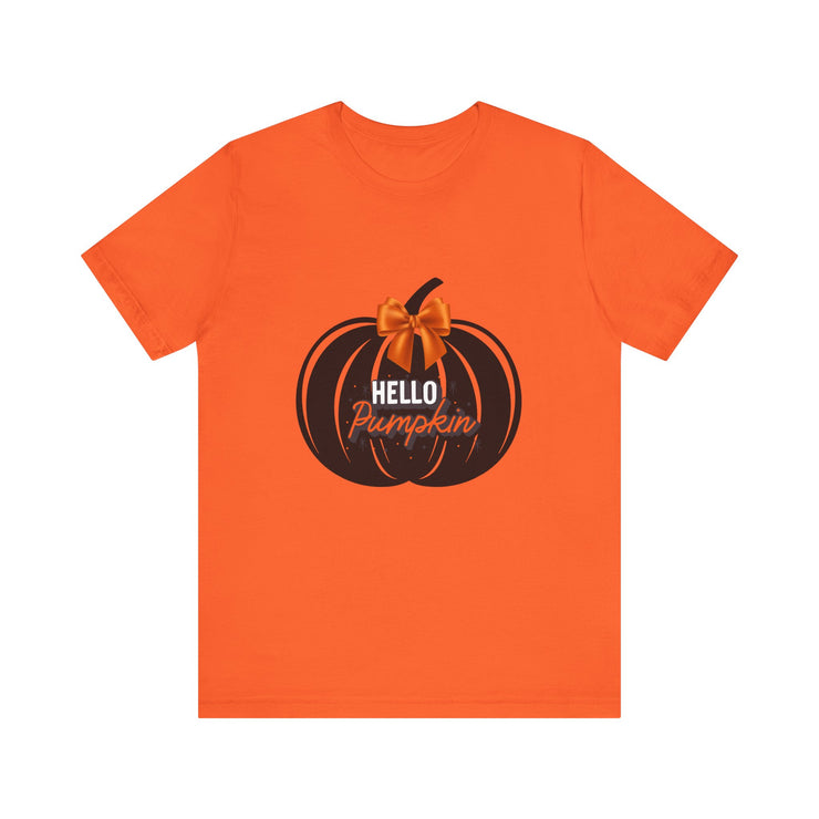 Hello Pumpkin Unisex Jersey Short Sleeve Tee