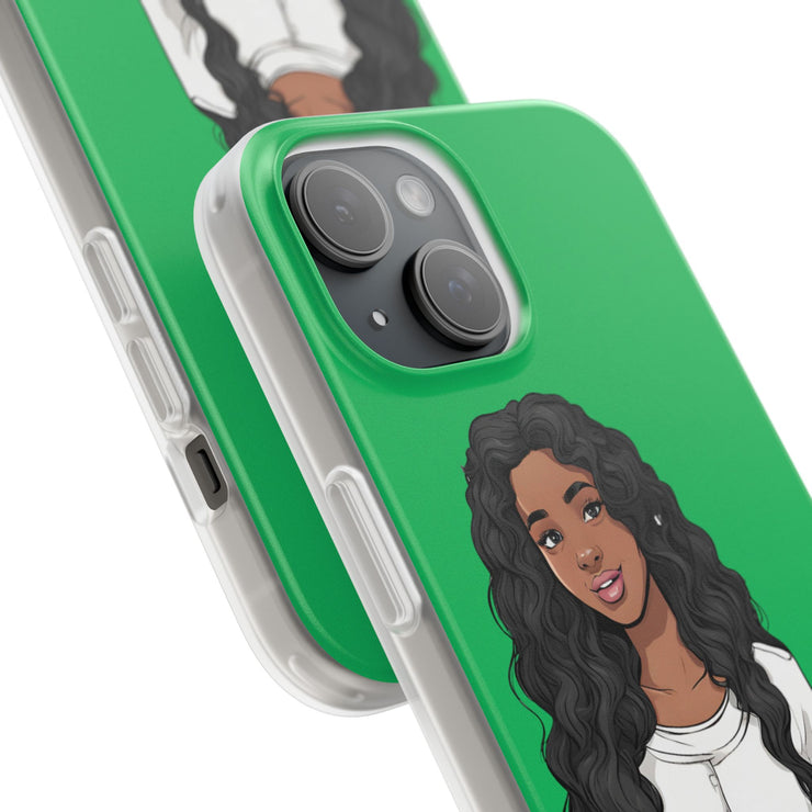 Brown Skin Girl Flexi Cases