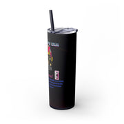 Millennials Skinny Tumbler with Straw, 20oz