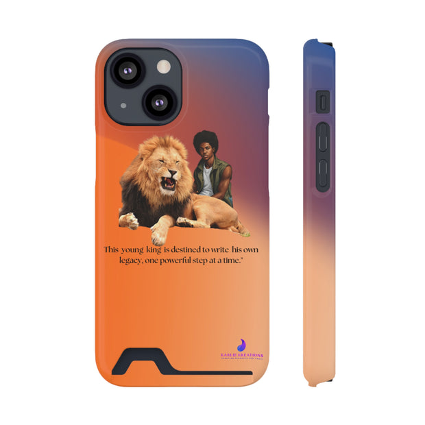 Young King Phone Case With Card Holder