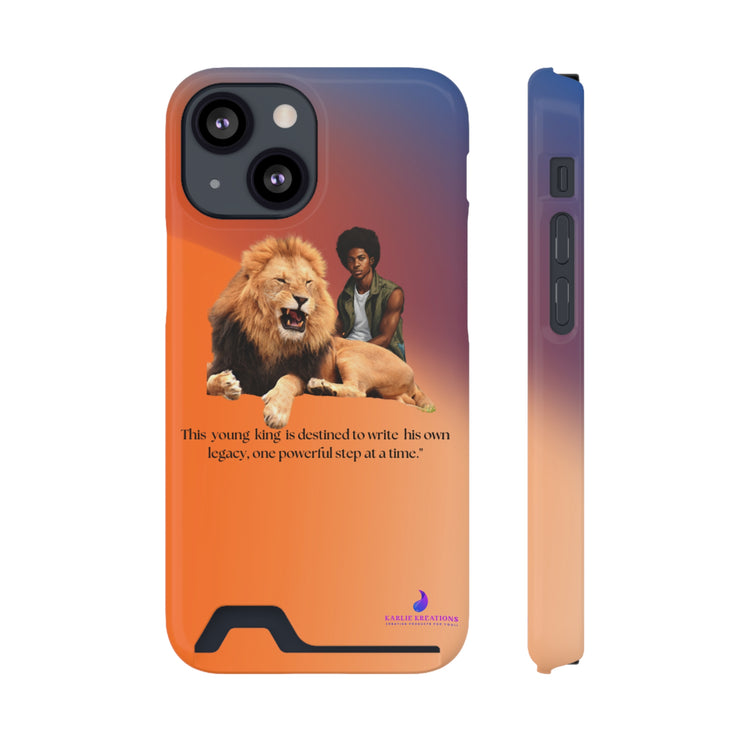 Young King Phone Case With Card Holder