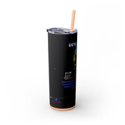 Millennials Skinny Tumbler with Straw, 20oz