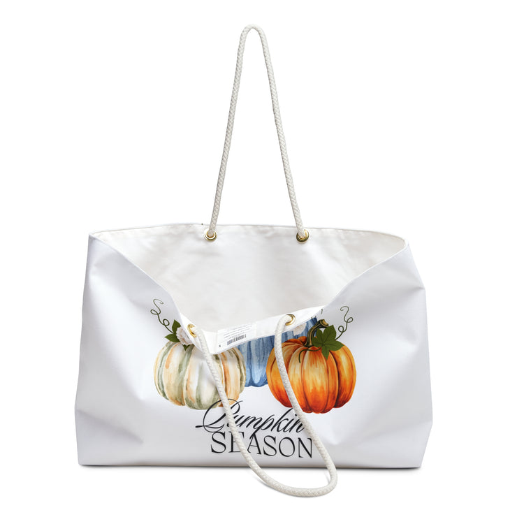 Pumpkin Season Weekender Bag