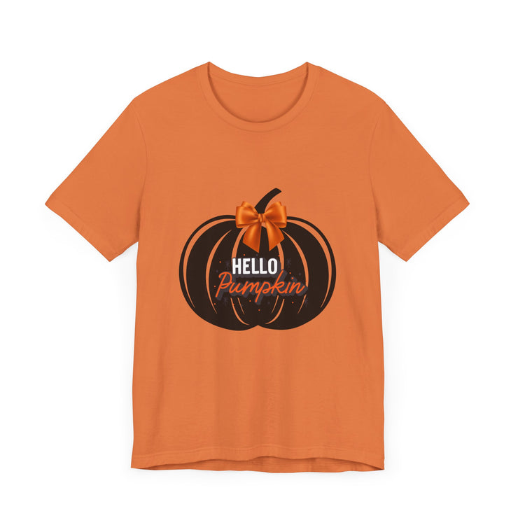 Hello Pumpkin Unisex Jersey Short Sleeve Tee