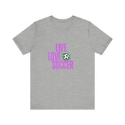 Soccer-2 Unisex Jersey Short Sleeve Tee