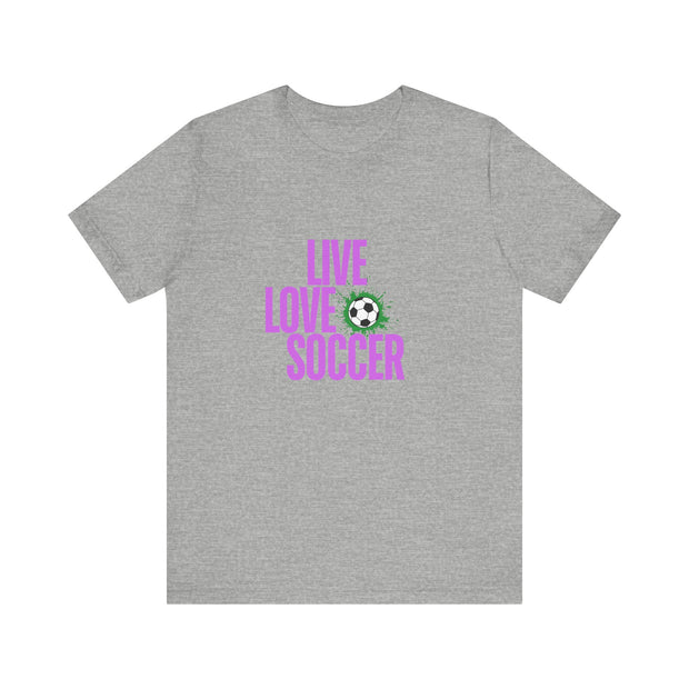 Soccer-2 Unisex Jersey Short Sleeve Tee