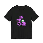 Soccer-2 Unisex Jersey Short Sleeve Tee